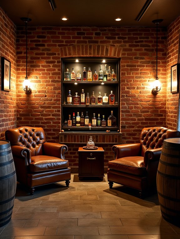 refined bourbon and cigar retreat