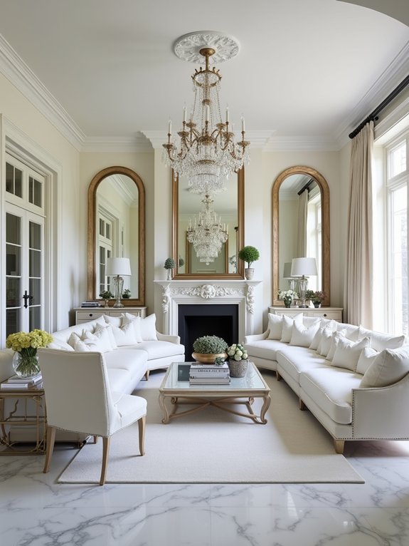 reflective coastal decor elements