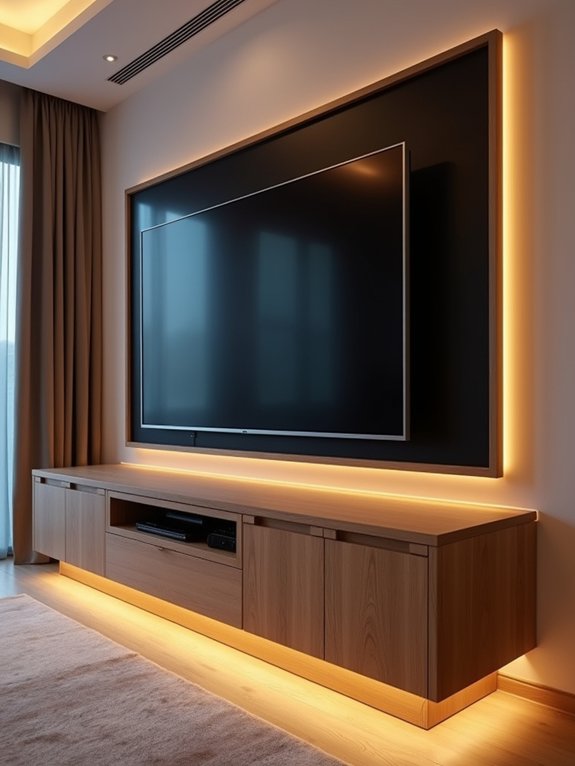 remote controlled tv lift cabinet