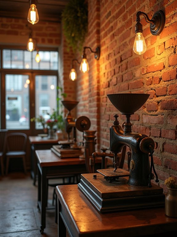 repurposed antiques enhance ambiance