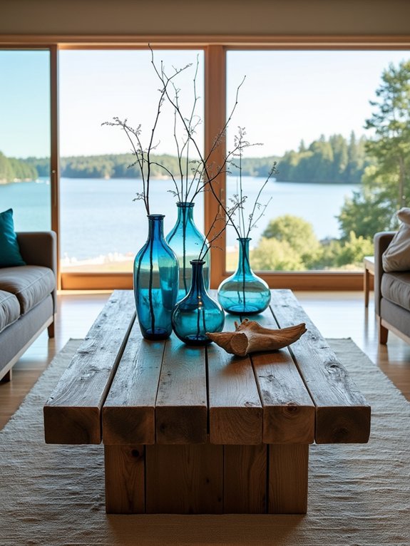 repurposed dock materials creativity