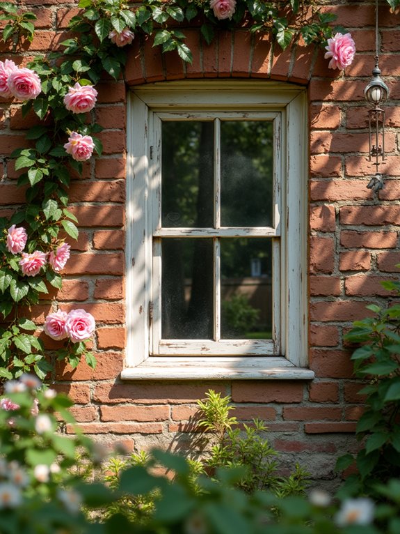 repurposed vintage window frames