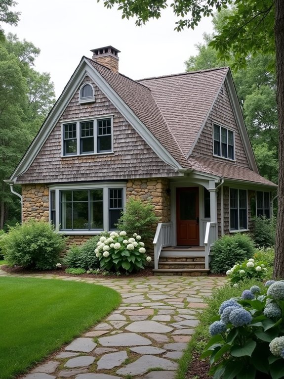 rustic charm through stone