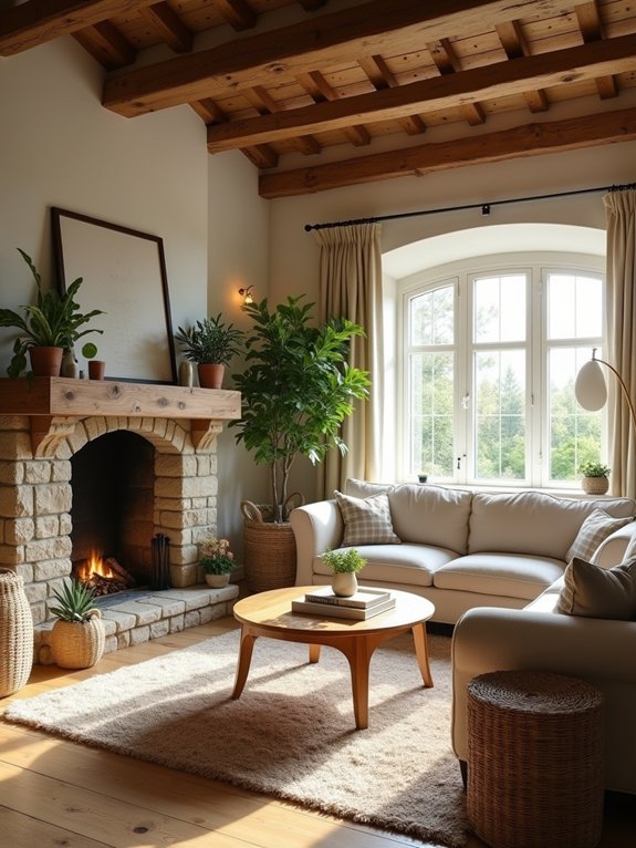 rustic charm with natural textures