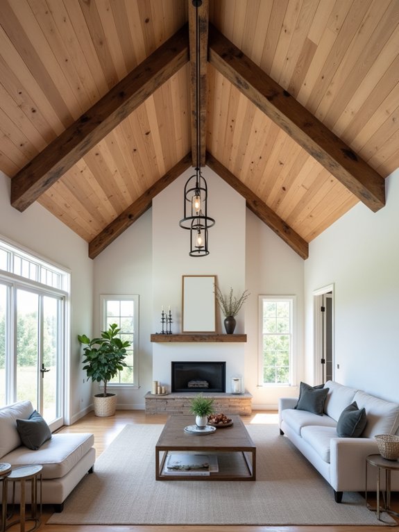 rustic elegance with beams