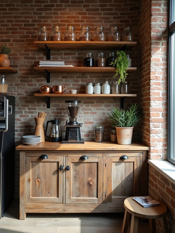 rustic farmhouse coffee decor