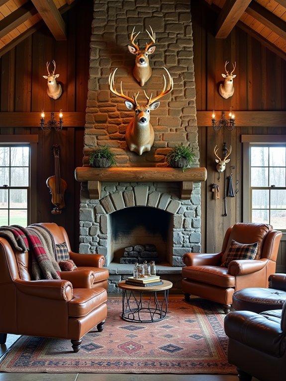 rustic hunting lodge charm