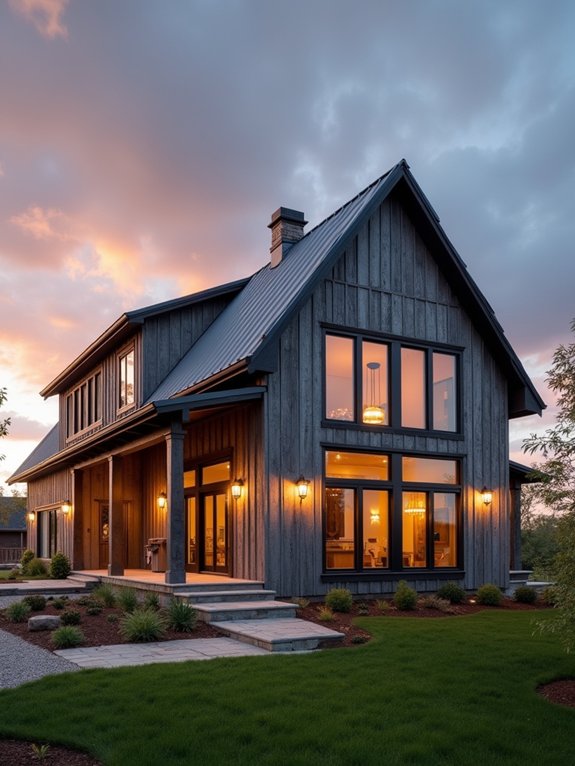 rustic industrial home design