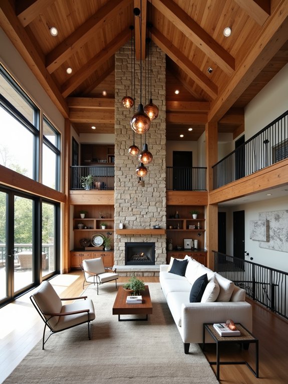 rustic metal wood combinations