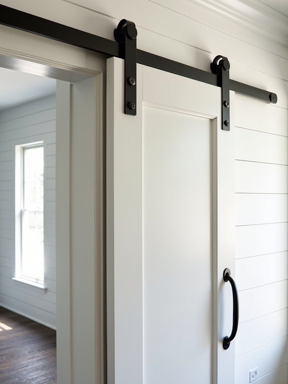 rustic modern sliding doors