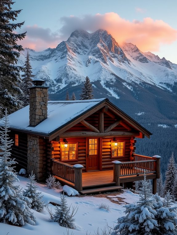 rustic mountain cottage charm