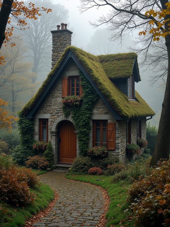 rustic woodland cottage retreat