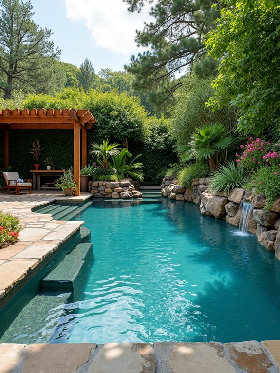 seamless garden pool integration