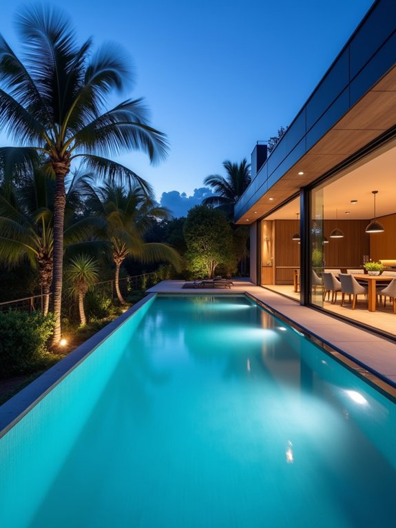 seamless indoor outdoor pool design