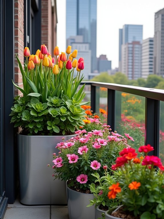 seasonal balcony color rotation