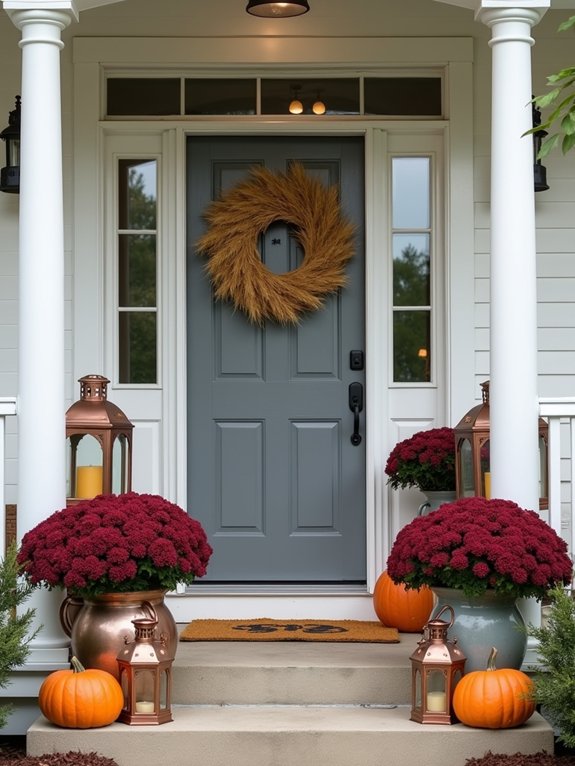 seasonal porch color transformations
