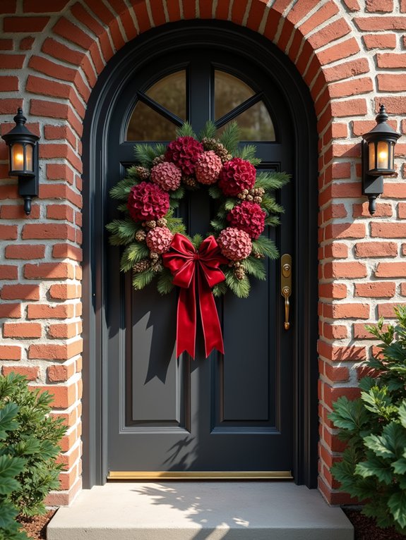 seasonal wreaths for doors