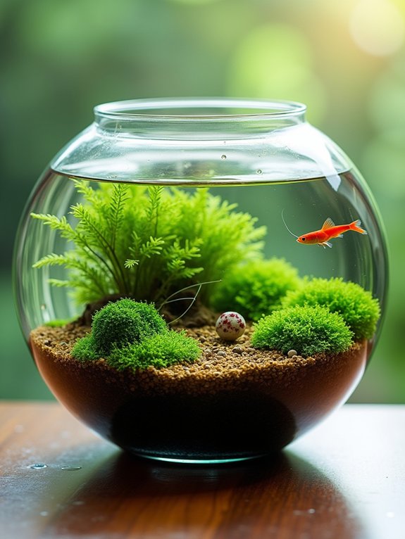 self sustaining nano aquarium setup