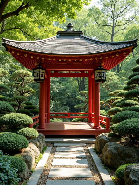 serene eastern retreat canopy