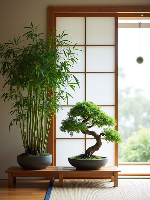 serene indoor plant sanctuary