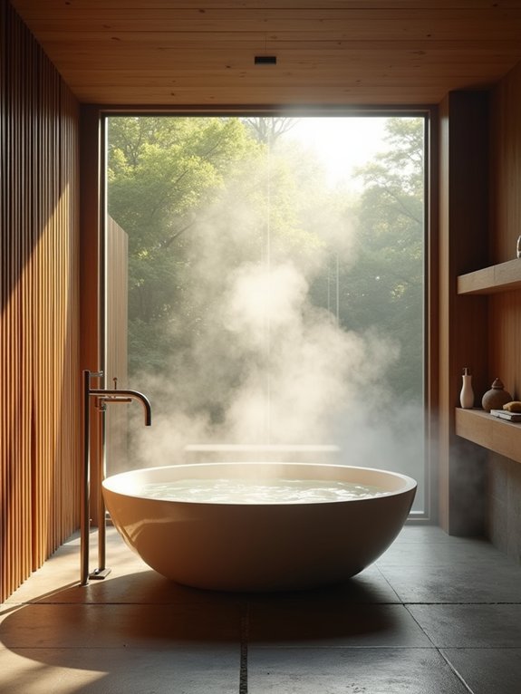 serene japanese bath sanctuary