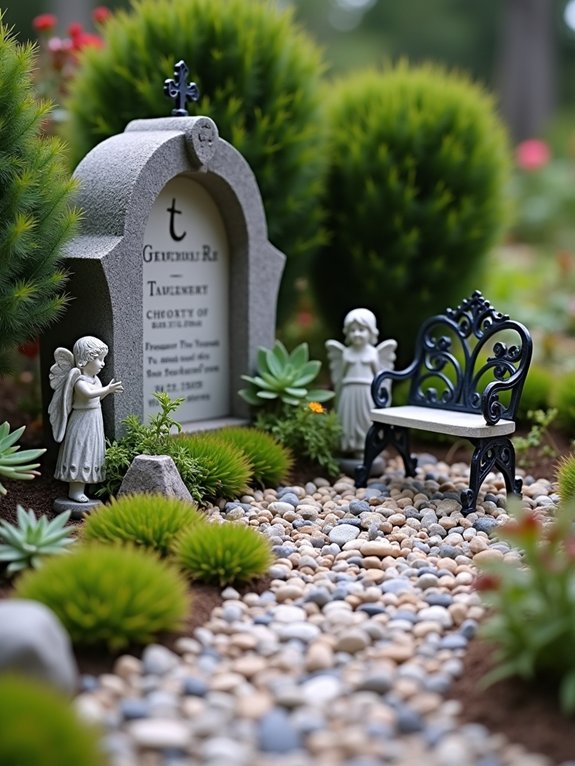 serene mini garden tribute