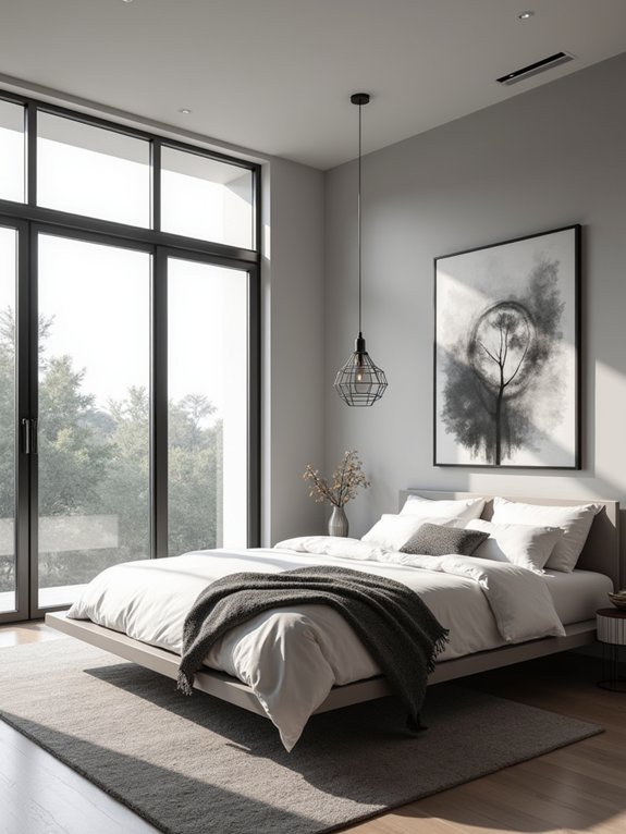 serene minimalist bedroom design