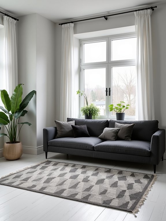 serene scandinavian minimalist design