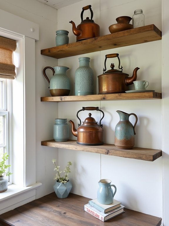 showcase antique treasures beautifully