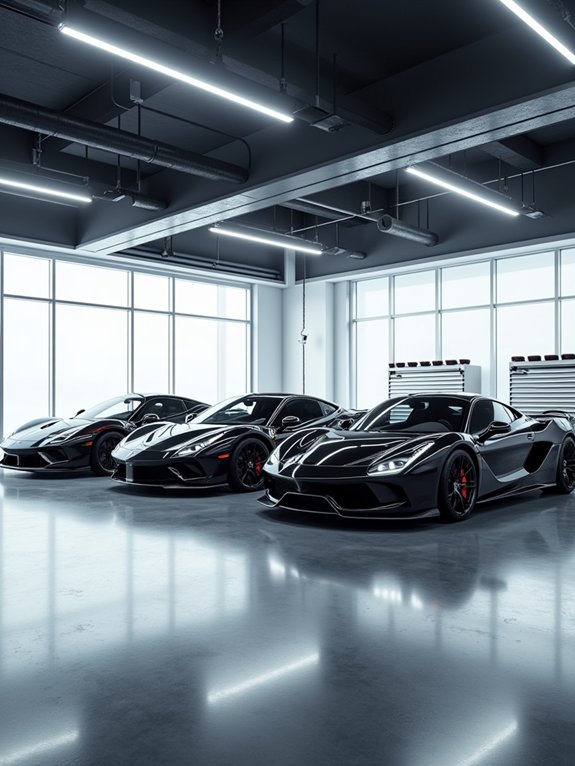 showroom style garage transformation