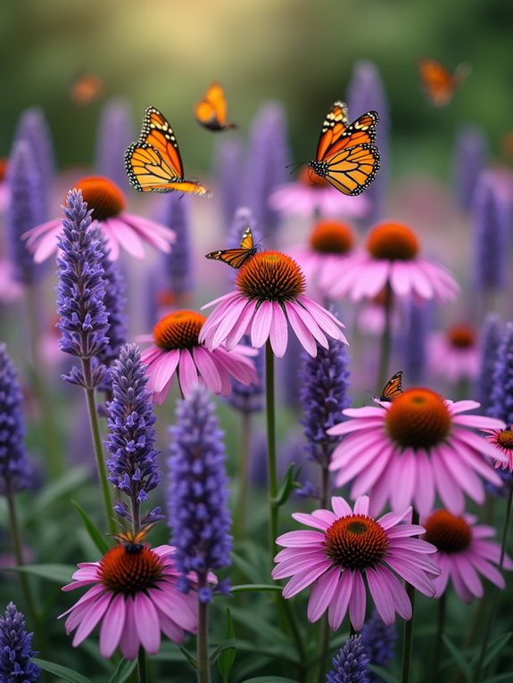 single color flower clusters