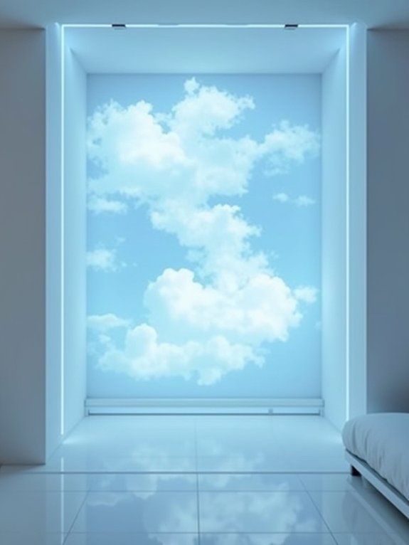 sky themed room dividers