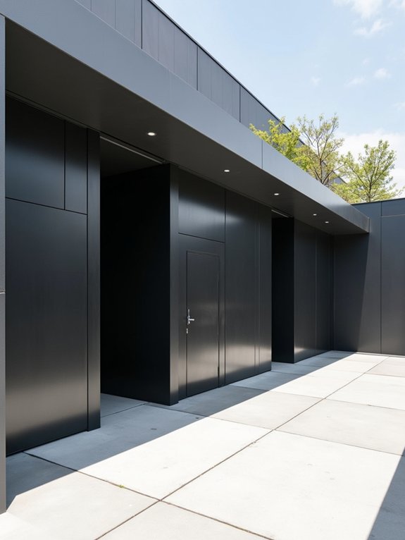 sleek geometric canine kennel