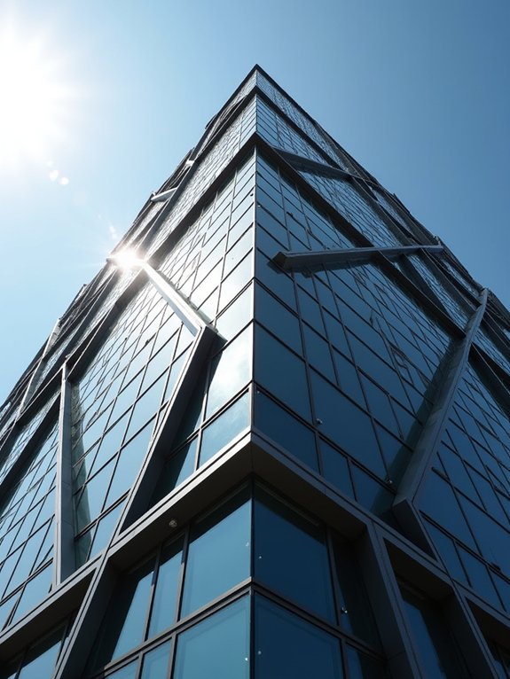sleek glass and steel designs
