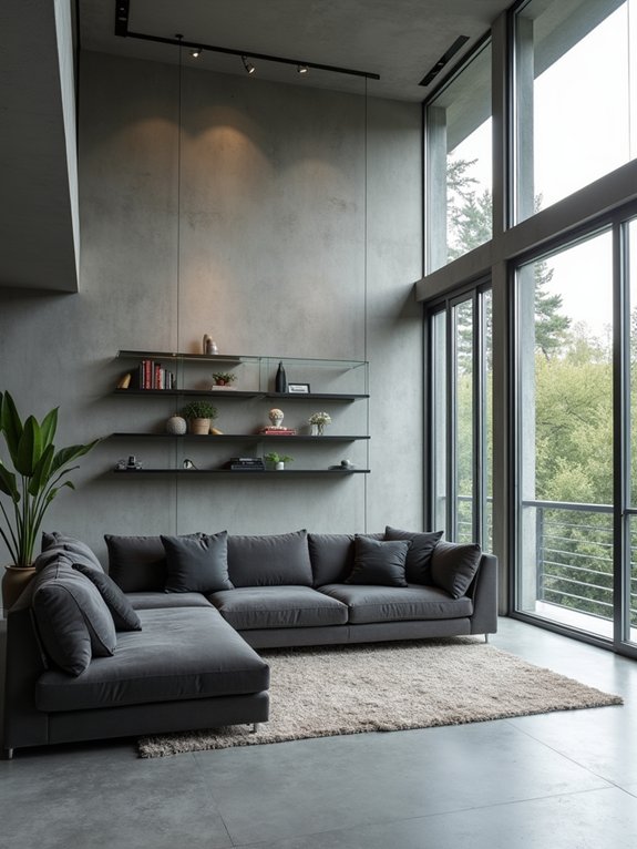 sleek gray minimalist elegance