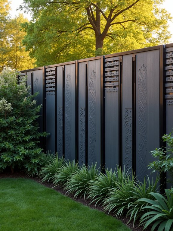 sleek metal panel screens