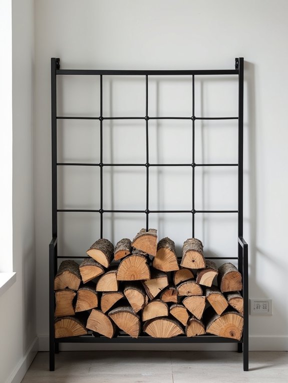 sleek modern metal storage