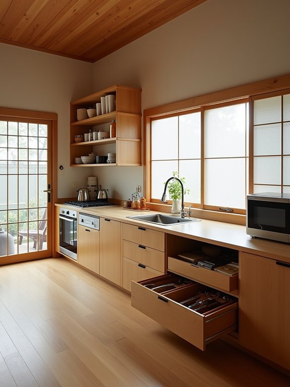 smart compact kitchen organization