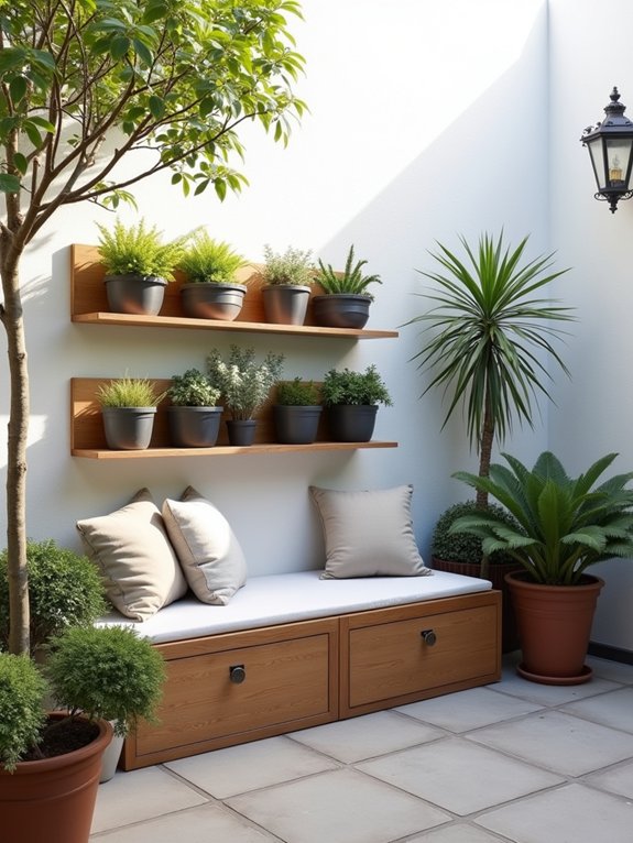 smart storage for courtyards