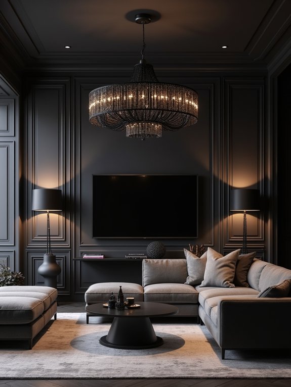 sophisticated black lighting fixtures