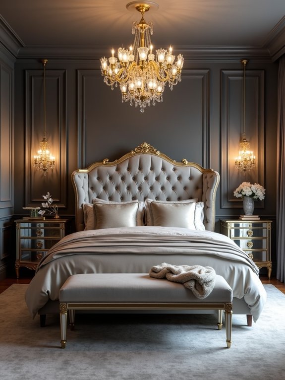 sophisticated grey and gold