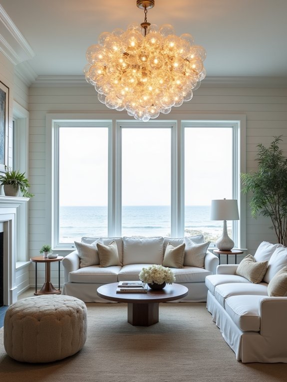 sophisticated statement lighting choices