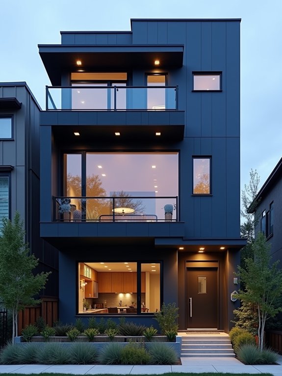 sophisticated urban townhouse style