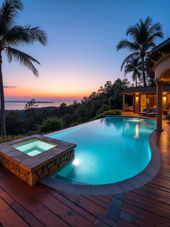 spa pool design integration