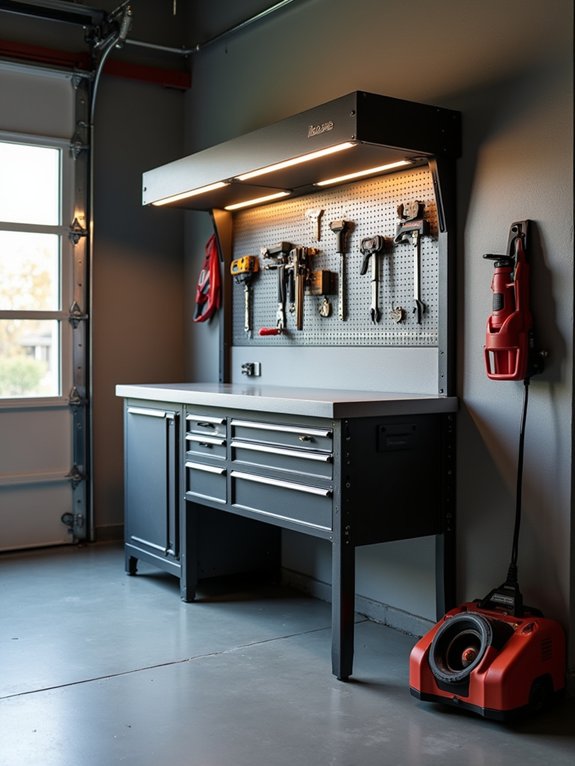 space efficient folding workstations