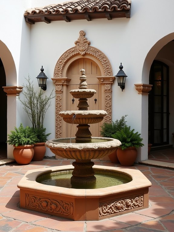 spanish colonial outdoor serenity