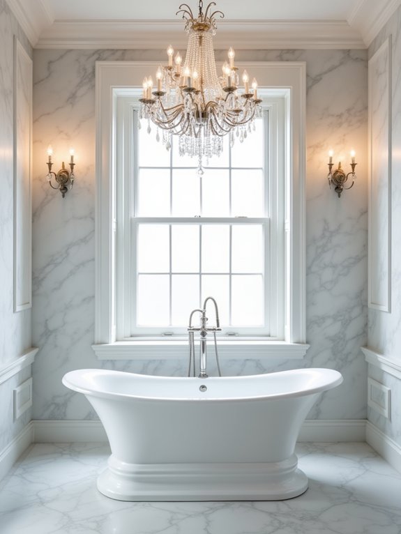sparkling crystal chandelier elegance
