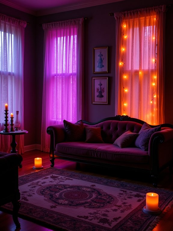 spooky accent lighting ideas