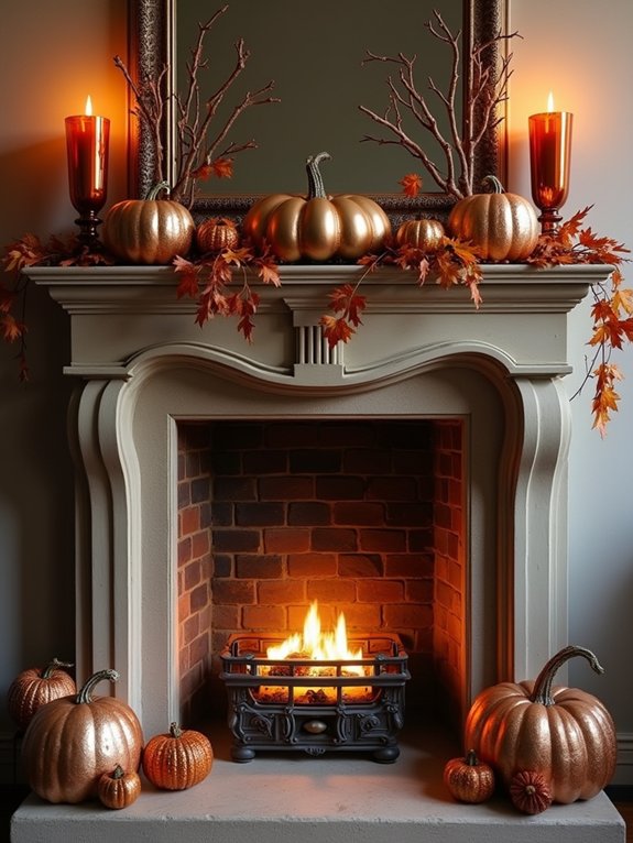 spooky autumn harvest decor