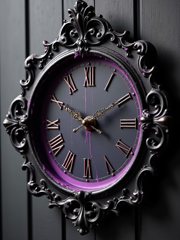spooky clock makeover ideas